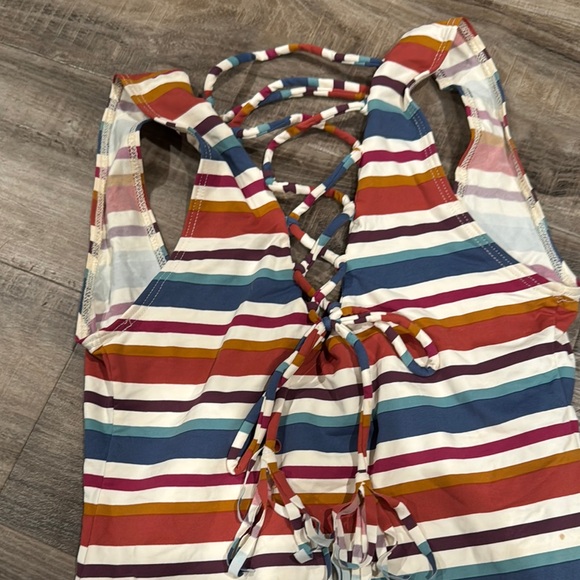 Montce Striped Multicolor One-Piece Swimsuit - Picture 4 of 4